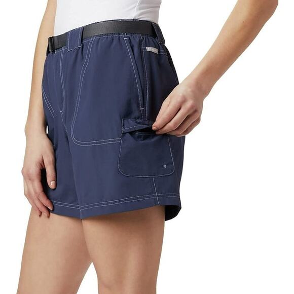 Columbia Sandy River Omni-Shade Cargo Shorts, Nocturnal Blue, Size Medium $50 - Picture 4 of 4